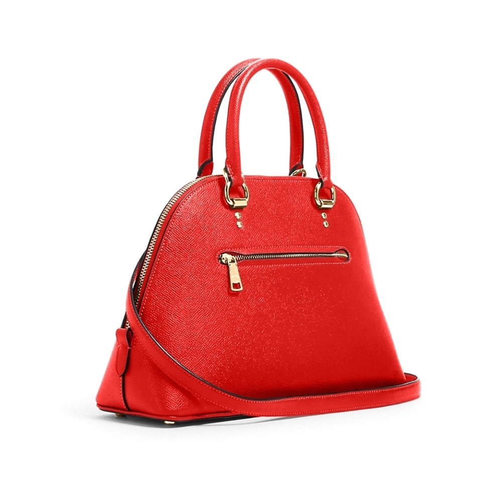 COACH Katy Satchel in Miami Red - Picture 3 of 8